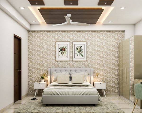 Bedroom PVC False Ceiling and Wall Paneling